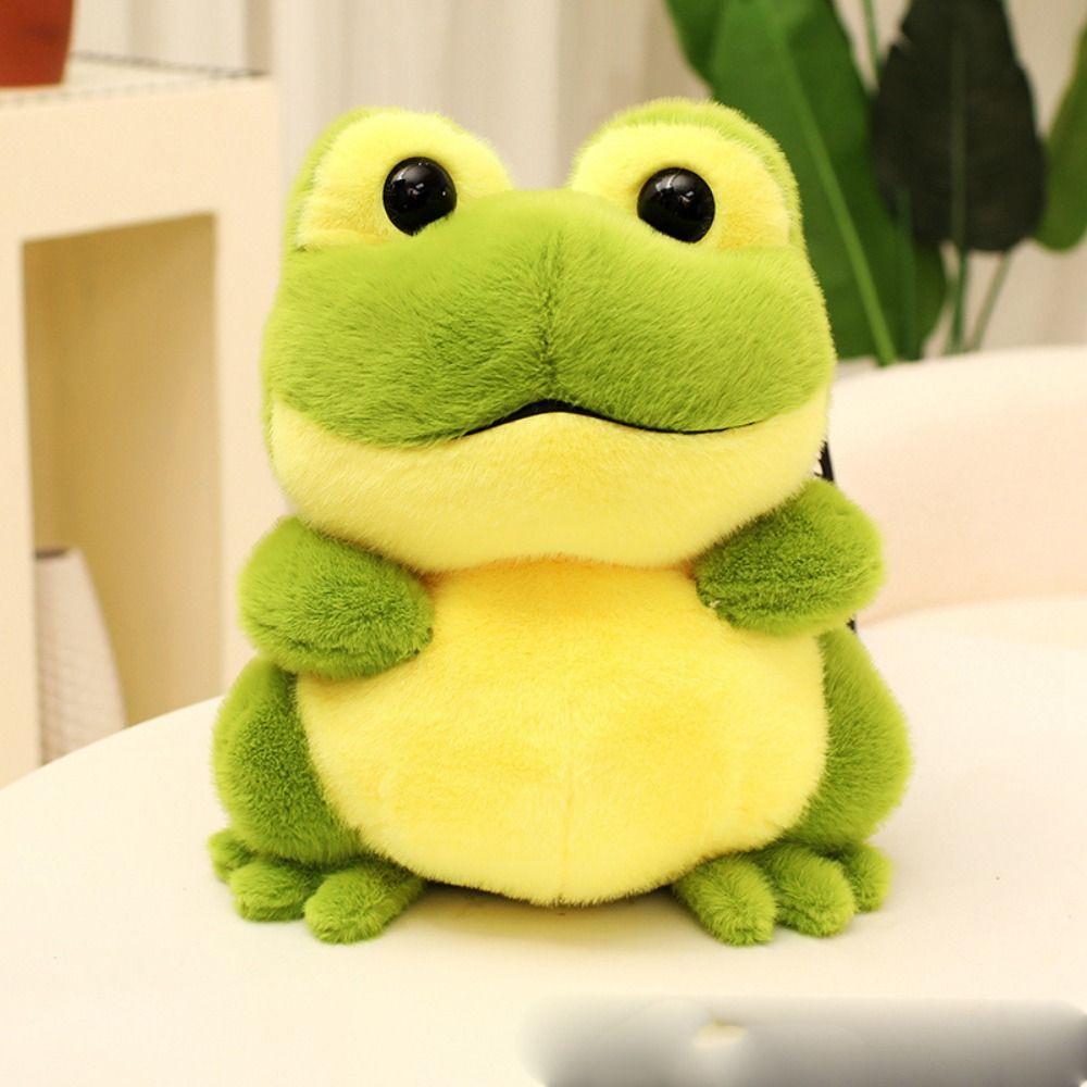 PP Cotton Green Frog Plush Toy Collection Cartoon Frog Stuffed Toy Christmas