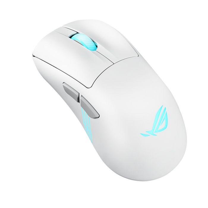 Souris - ASUS - ROG Keris II Origin WHT - 42000 DPI - Filaire - Optique