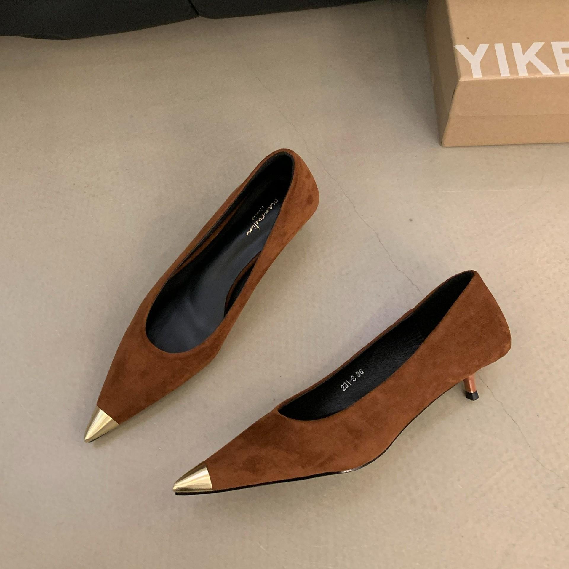 

Женские дизайнерские туфли Мэри Джейн с острым носком и весенним леопардовым принтом, модные туфли без застежек на каблуках для вечеринок 35