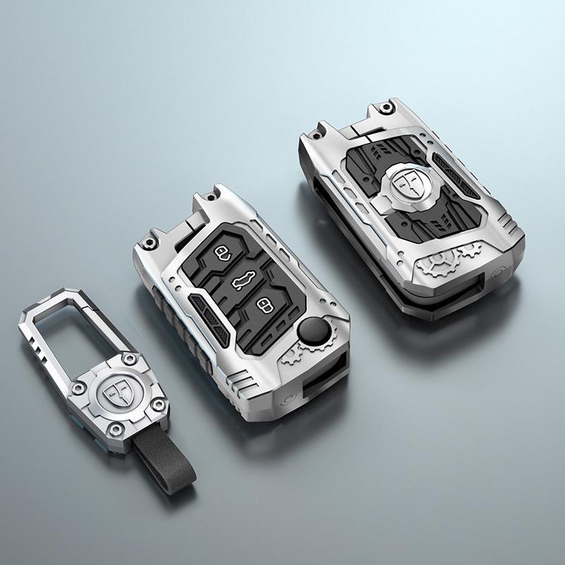 Mecha Style Key Case for Volkswagen Sagitar/Passat/Lavida - 2024 New Year Gift