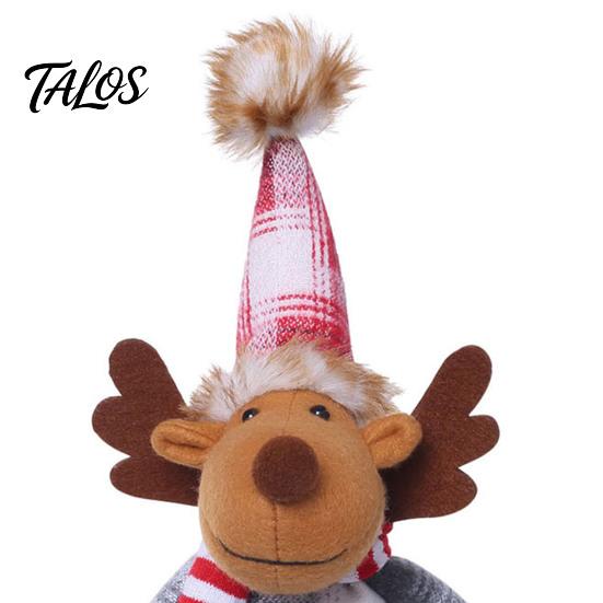 Festive Holiday Gift Sets Nordic Christmas Gnome Doll, Long Leg Reindeer Elf Plush Doll Souvenirs for Friends Shelf Window, Scandinavian Fabric
