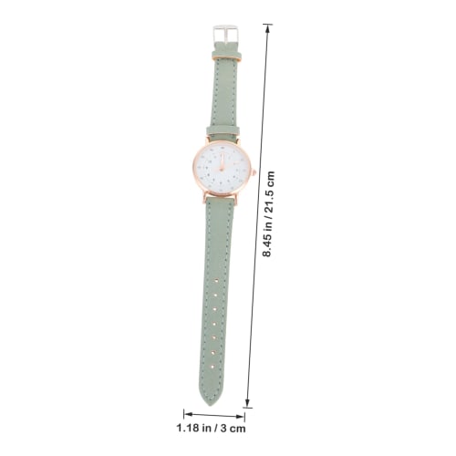 COLLBATH Women's Quartz Watch with Digital Display and Casual Leather Strap, Perfect for Everyday Wear, Business, and Outdoor Activities
