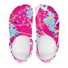 Women Men Printed EVA Garden Shoes Lightweight Breathable Slip On Clogs Beach Pool Bathroom Home Casual Slippers Outdoor Use