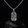 Accessories, Buddha Pendant Necklace, Vintage Faith Titanium Steel Chain Men'S Necklace