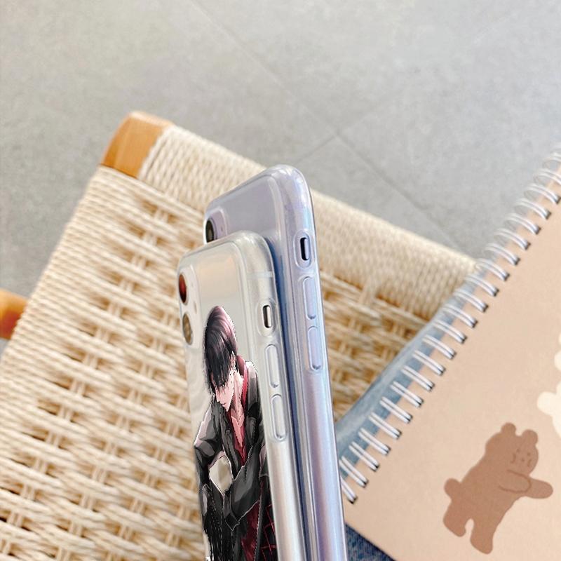 Husă din silicon moale, transparentă, cu modele de desene animate, pentru Samsung A55 M35 S24 Xiaomi Redmi Note 13 Poco C65 iPhone Husă de protecție rezistentă la șocuri