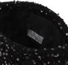 Kashkash Velvet Sequin Drawstring Bag 01-00-79240 Women's Black