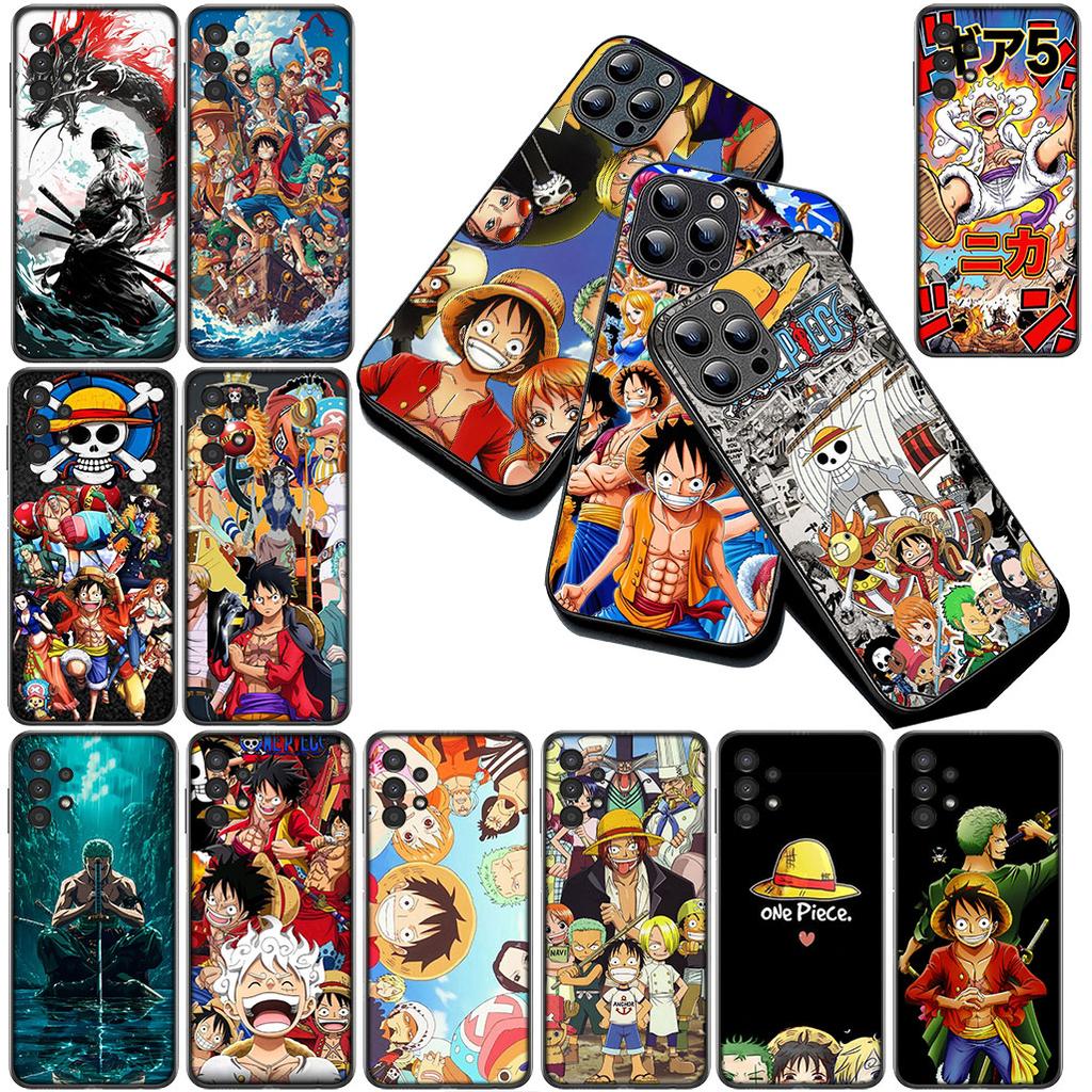 Cover for Samsung Galaxy S10 S8 S9 Plus A33 A34 A31 70 A71 A72 Note 20 9 8 S10E Casing Phone Case One Luffy Pieces Roronoa Zoro