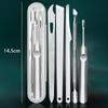 Stainless Steel Pedicure Knife Set: Dual-Headed Nail Pick with Razor, Foot File & Exfoliating Tool