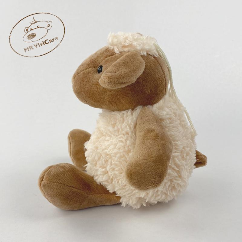 20cm Cute Alpaca Plush Doll Soft Cotton Stuffed Animal Toy For Kids Sleeping Partner Birthday Gift