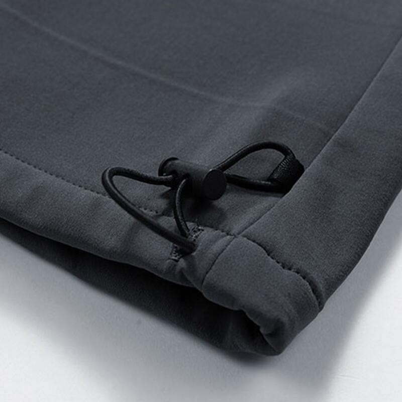 PLAYBOY Men's Fleece-lined Loose Straight-Leg Casual Pants