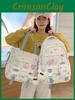 Girls Small Capacity Nylon School Bag With Waterresistant Design And Sweet Style For Students