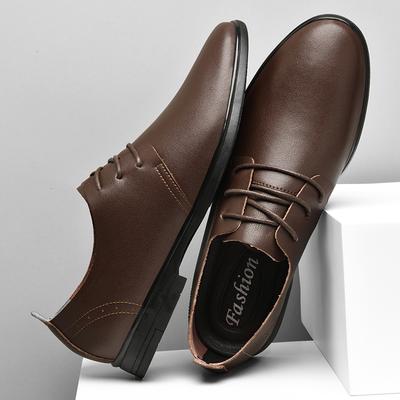 Mode Heißer Verkauf Herren Echtleder Oxford Schuhe Atmungsaktiv Business Büro Schuhe Vielseitiges Männliches Formelles Kleid Schuhwerk Neue Sneaker