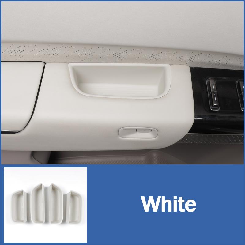 

Для ZEEKR 7X 2025+ Бокс для хранения в дверной ручке Силиконовый органайзер для дверной ручки Дверной карман Силиконовый коврик Аксессуары для интерьера автомобиля 4 шт. белый