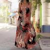Women's Slip Dress Maxi Long Dress Tie Dye Gradient Print Stitching Print Dress Spring & Summer Leisure Vacation