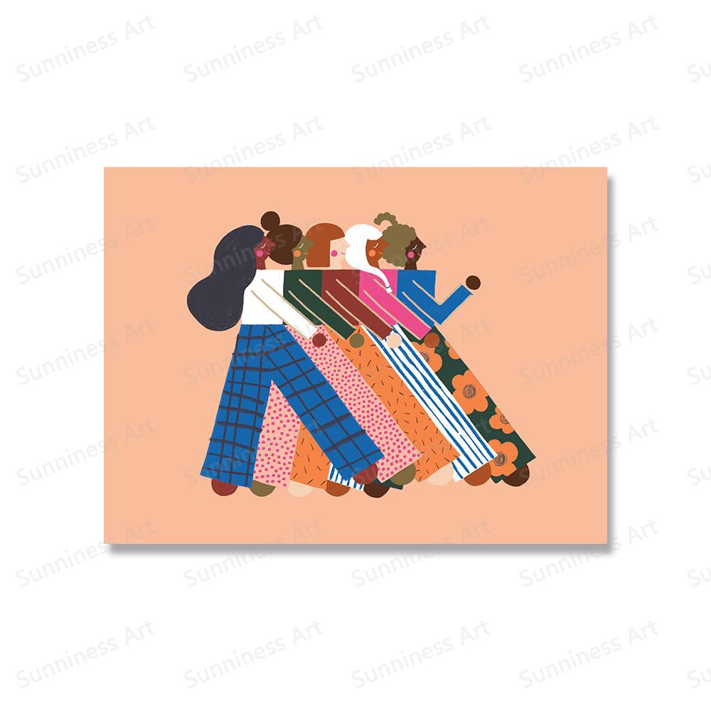 

Феминизм Определение Принт Феминистский Постер Подарки для Женского Марша Минималистичное Настенное Искусство Холст Картина Фотографии для Декора Женской Комнаты 21x30cm No Framed белый