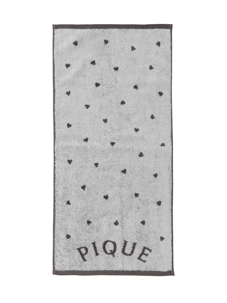 Gelato Pique Heart Logo JQD Face Towel PWGG254568GRYF