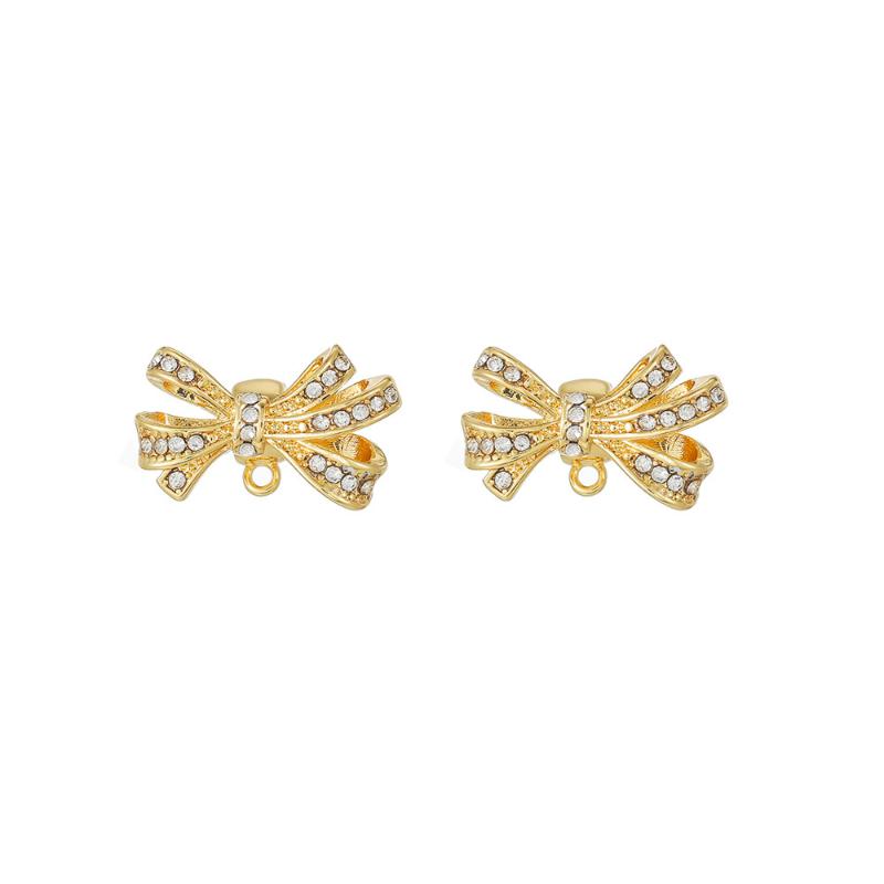 2Pcs Luxury Headphone Accessories Butterfly Zircon Anti-Loss Ear Clip For Wireless Earphones Jewelry