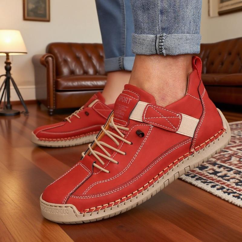 Neue Herren Nude Stiefel Britischer Stil Retro Anti-Rutsch Arbeitskleidung Mid Top Stiefel Handgefertigte Leder Slipper Lässige Schuhe mit weicher Sohle für Herren