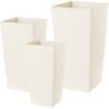 KADAX Set of 3 Flowerpots Flowerpots Inserts Garden Flowerpots Tall Graphite 57cm