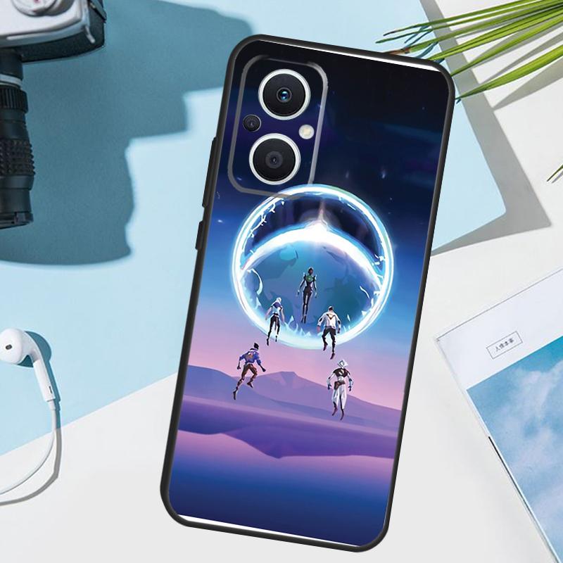 Cartoon Valorant Case For OPPO Reno 13 13F 12 11 F 8T 7 8 10 Pro OPPO Find X8 X6 Pro X3 X5 Lite Cover Funda