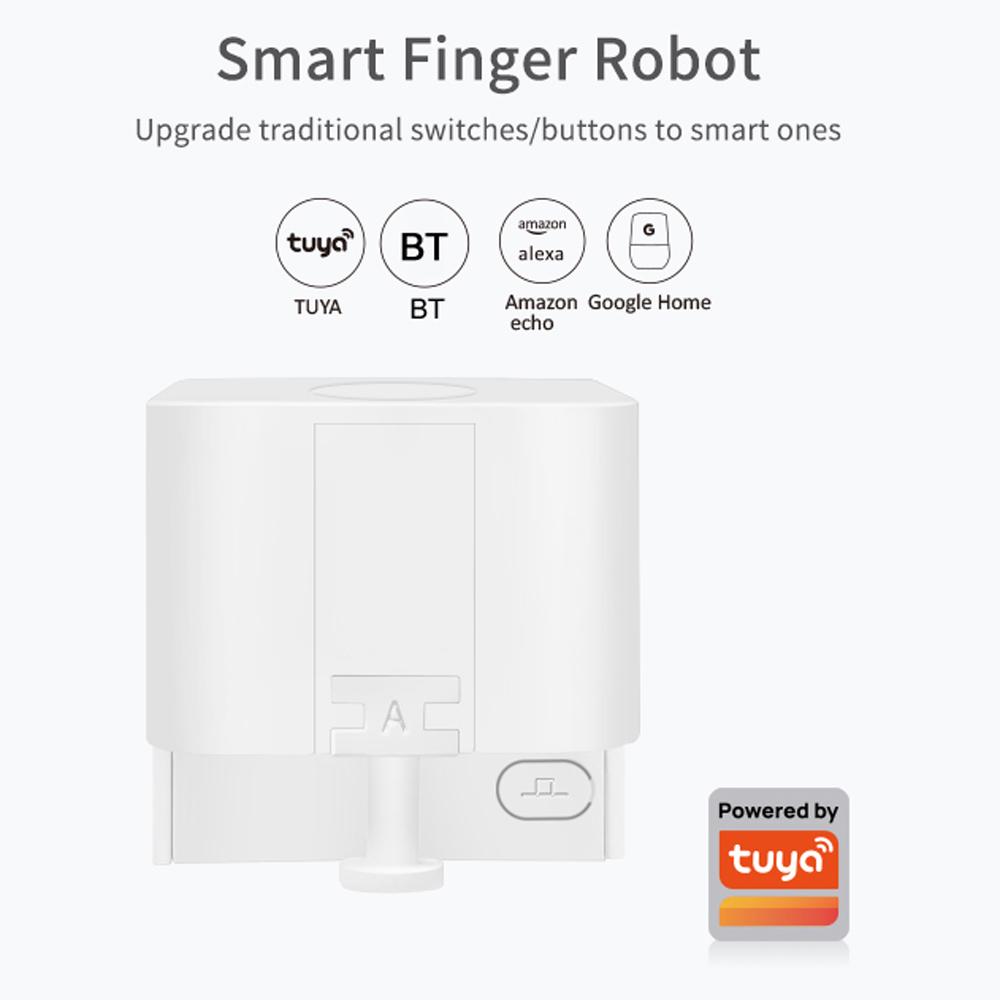 Tuya BT Fingerbot Intelligent Finger Robot Wireless Switch Button Pusher Bot Work with APP Voice Control Compatible