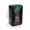 1 Box of Tarot Cards, Gold Plated Tarot Cards with Paper Instructions, Divination Game, Guided Tarot Card Deck, Tarot Cards Enhance Intuition and Pers