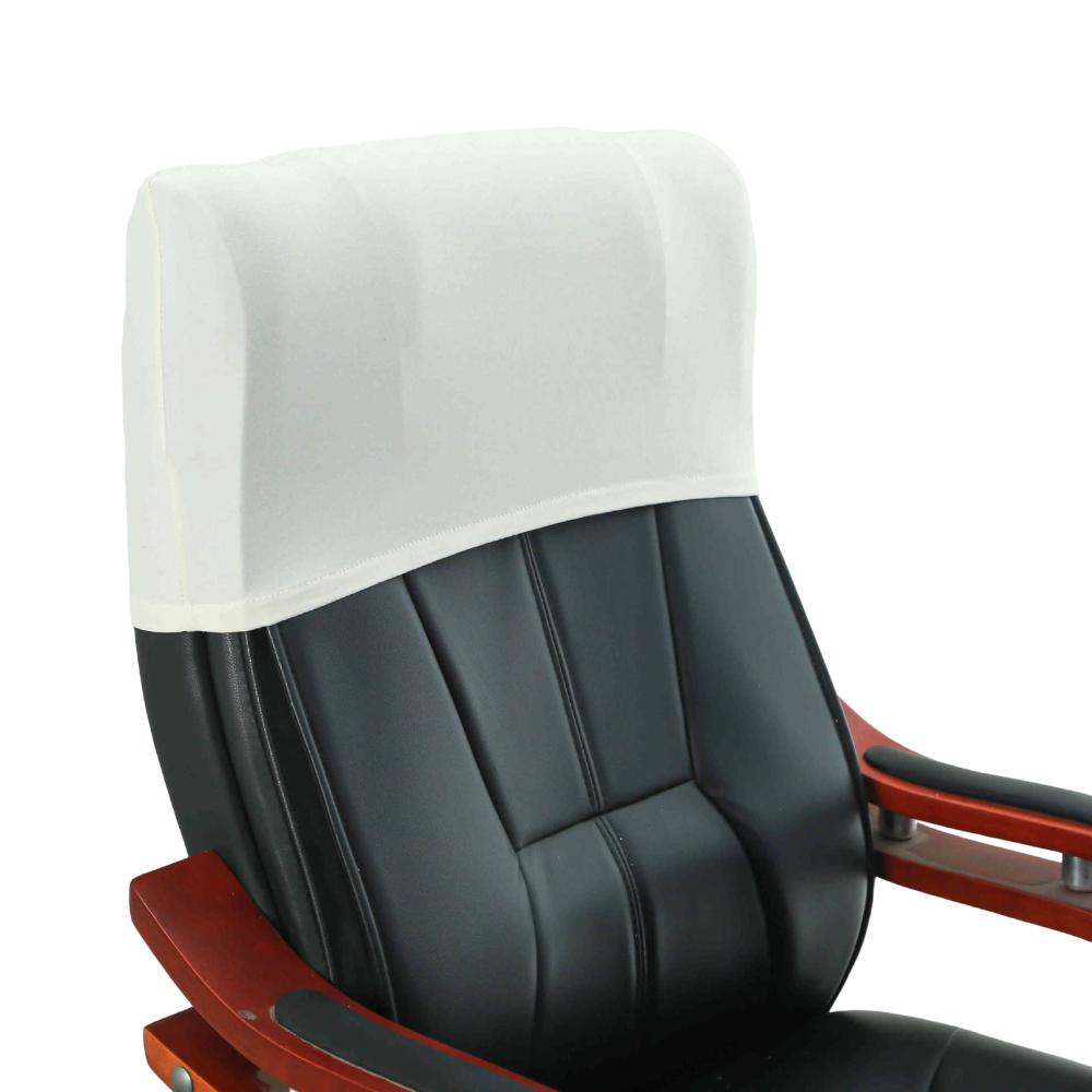 Dustproof Chair Back Protector Solid Color Chair Head Cover  Four Seasons белый