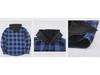 Men's Plaid Hooded Long Sleeve Shirt, Plus Velvet, Large Size, Warm, 2025 Autumn/Winter.