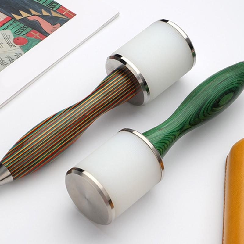 Leather Carving Hammer for Leather Craft Project Nylon Hammers Mallet Leathercraft Mallet Leathercraft Carving Hammer
