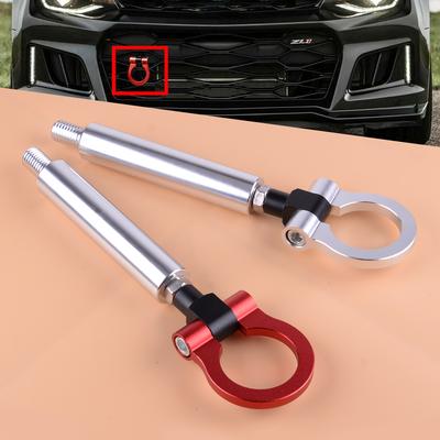 CITALL Car Screw On Type Track Racing CNC Trailer Traction Tow Hook Ring Fit for Chevrolet Camaro 6th 2016 2017 2018