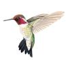 LYKX Beautiful Hummingbird Hand Painted Bird Sticker for Home Decoration Toilet Sticker