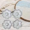 4Pcs Iron Pattern Weights Sewing Tools Compact Floral Design Paperweight for Cloth