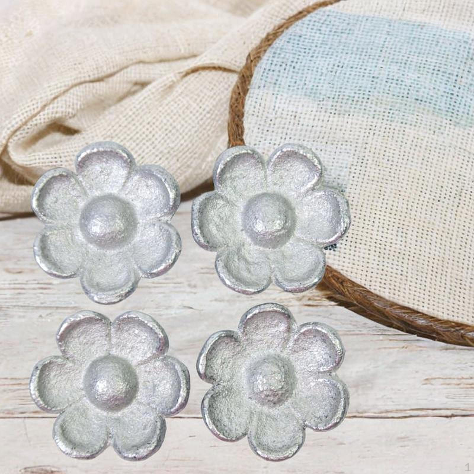 

4 шт. Утяжелители с железным узором Швейные инструменты Компактный цветочный дизайн Пресс-папье для ткани