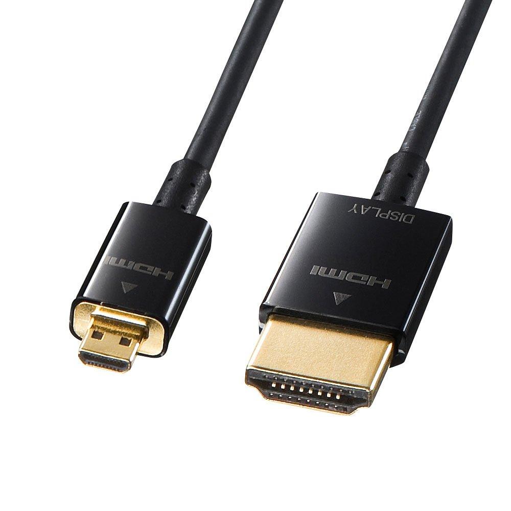 

Sanwa Supply Ethernet compatible high speed HDMI micro cable 5m чорний