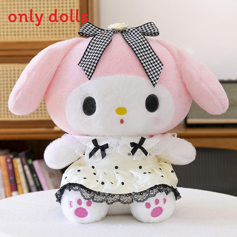 Melody Plush Dolls With Dress And Bow Decoration For Girls And Boys With Sleep Support