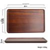 Japanese Style Rectangular Wooden Serving Tray