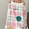 LISM Lamb Fleece Quilted Blanket