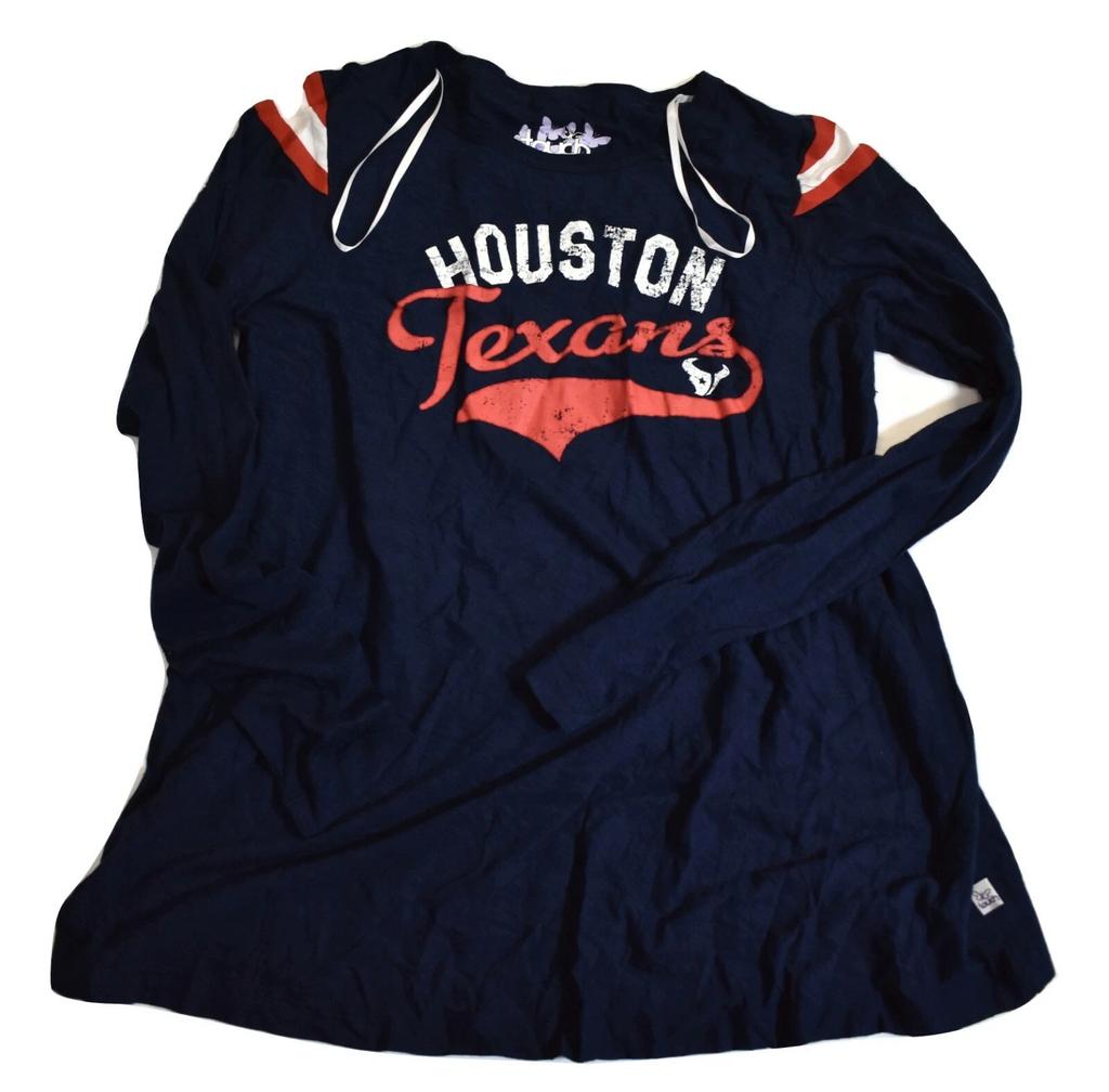 Womens NFL Touch By Alyssa MIlano Houston Texans Maternity Shirt New M