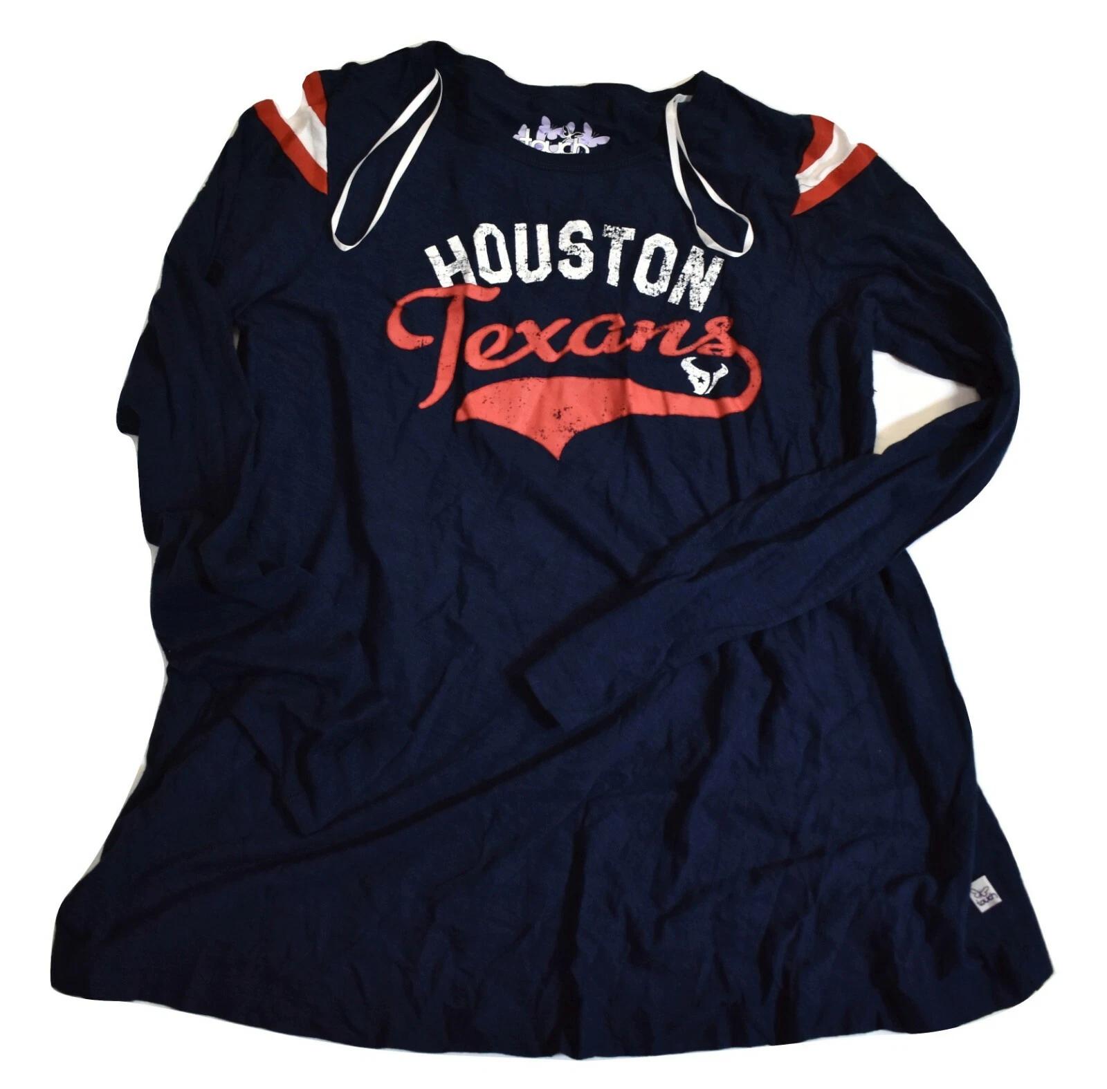 Womens NFL Touch By Alyssa MIlano Houston Texans Maternity Shirt New M S