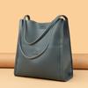 Borsa a tracolla da donna in vera pelle 3 scomparti borse a spalla femminili di alta qualità