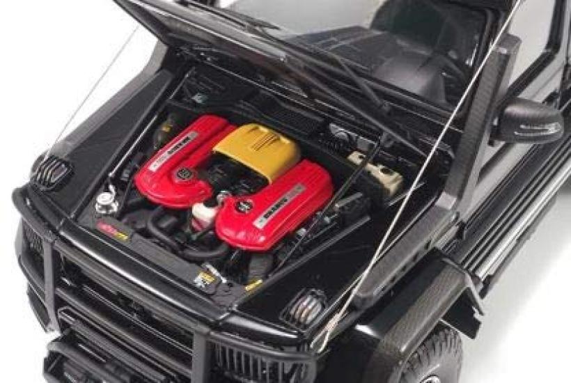 Almost Real Brabus 550 Adventure G 500 2017 Obsidian Black Scale Complete Diecast Car 860303 Mercedes-Benz 4x4² - - 1/18