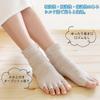 Silk Toeless Made In Sandal Room Mikasa [MIKASA] Socks, 3-Color Set, Japan, 2167730, Open-Toe Socks, Five-Toe Socks, Socks, Moisture-Wicking, Warm,