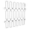 Metal Retractable Dog Gate Heighten Foldable Space Saving Entry Dog Door Barrier for Home