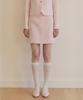 ZEROSTREET [4 Colors] Creamy Tweed Skirt