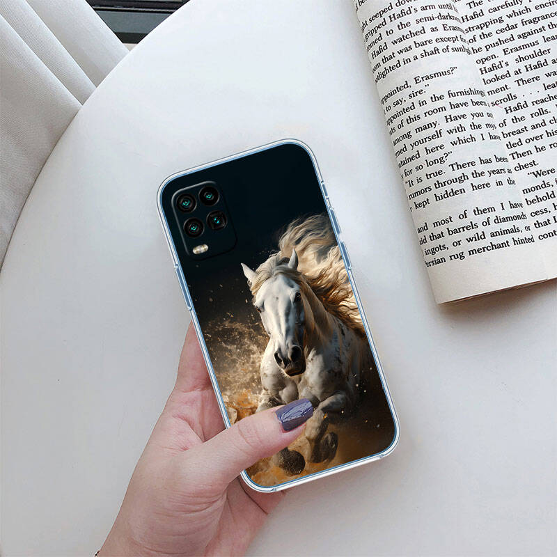 MH57 Fine Horse Phone Case for Motorola Edge 20 30 S30 40 50 Fusion Lite Plus Pro Neo Ultra One Power Action Macro Hyper Vision Zoom
