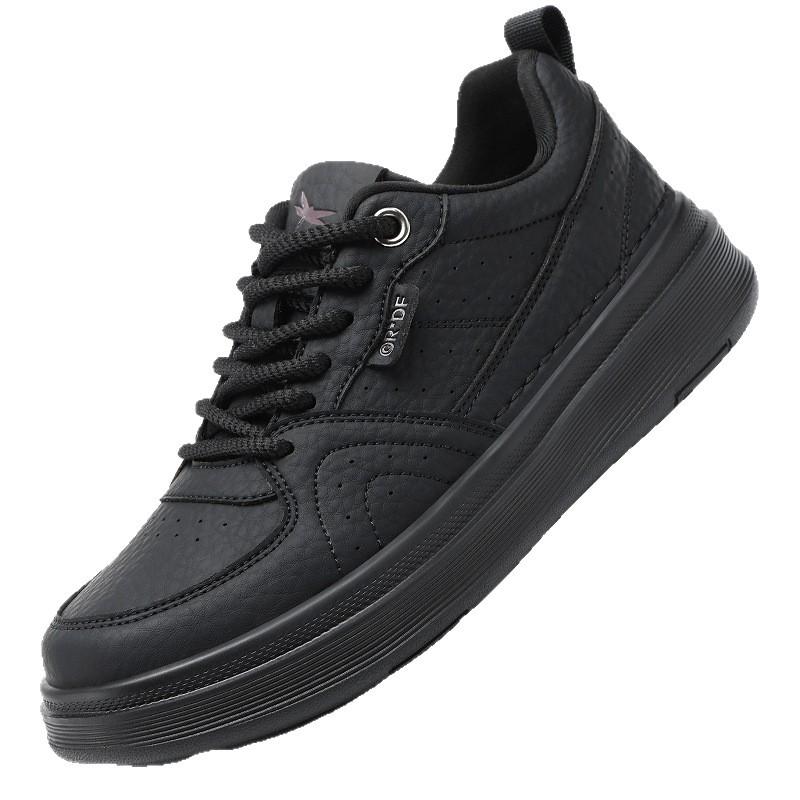 Red Dragonfly Men's White Height-Increasing Sports Casual Shoes