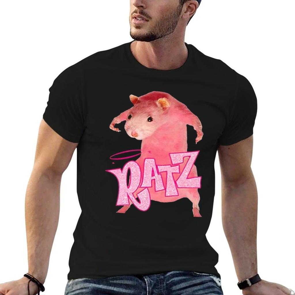 Ratz Ratz Pink Meme Tshirt T Shirts Cotton 100 T Shirt For Unisex Black Cotton Tshirt Plain For Unisex Package Tshirt