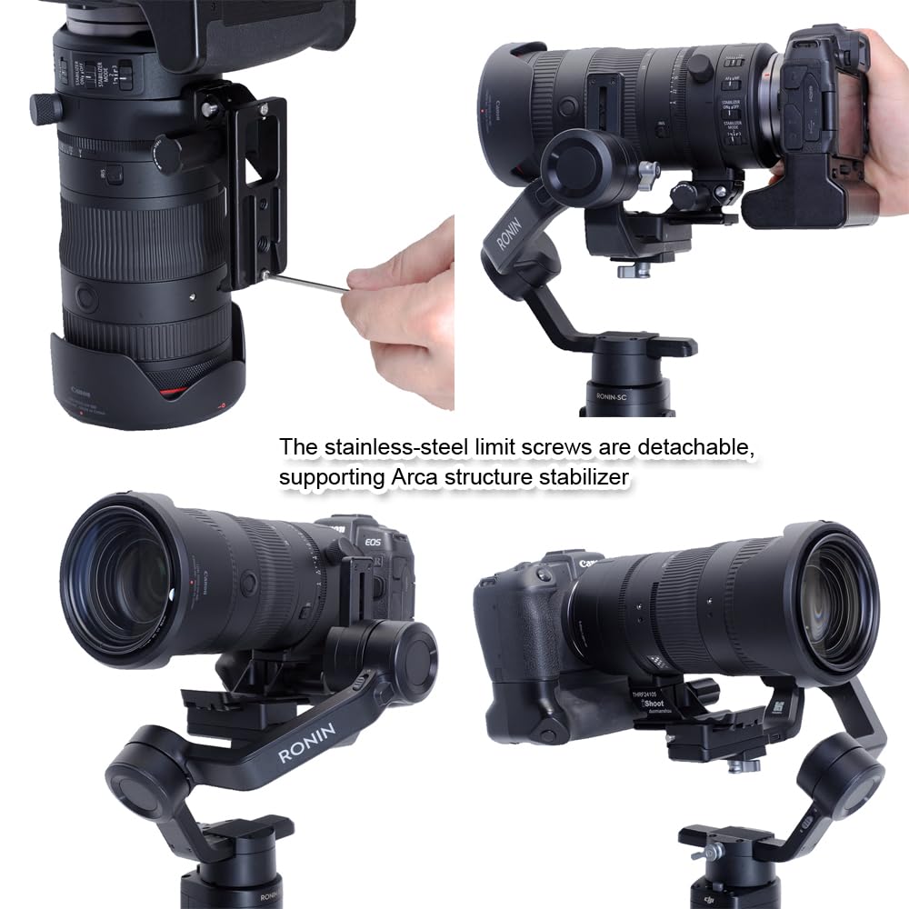 iShoot Camera Ring Tripod Lens Support Collar Compatible with Canon RF L IS USM Z Tripod Mount Ring Lens Bracket Collar Tripod Socket Compatible with