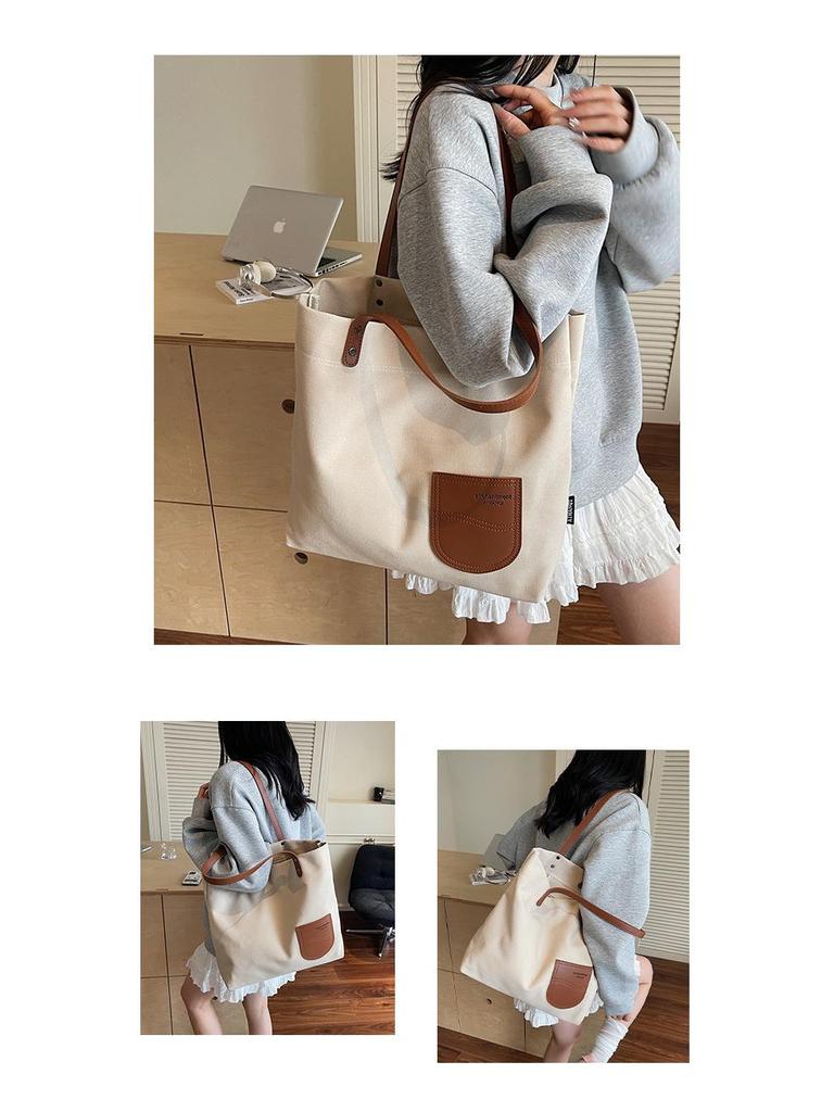 Canvas Women's Tote - Large Capacity, Versatile Casual Shoulder Handbag
