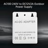 DC12V 2A EU Plug Adapter Security Outdoor Power LED Waterproof Dual Wire Electric Surveillance Camera Power Adapter AC100-240V